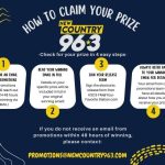 How To Claim Your Tickets From New Country 96.3!