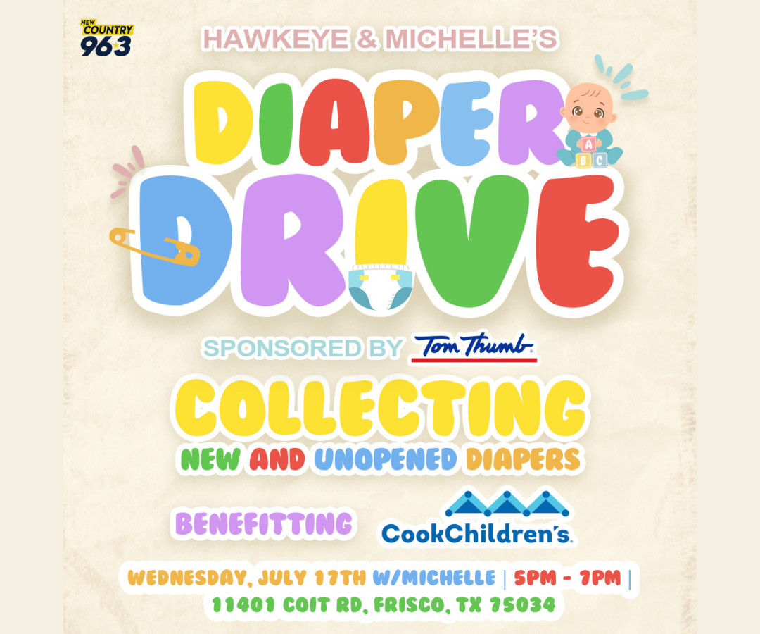 Hawkeye & Michelle’s Diaper Drive | Frisco | 7.17.24