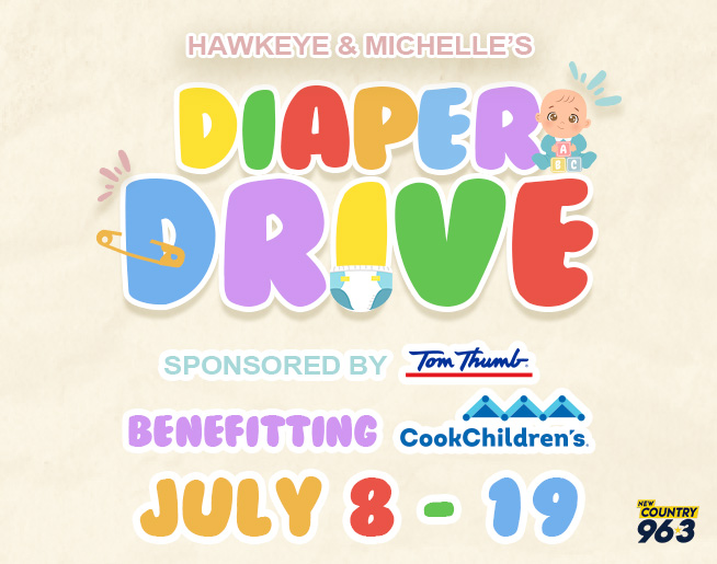 Hawkeye & Michelle’s Diaper Drive!