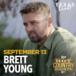 See Brett Young At Texas Live In September!