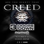 Get Higher With Creed At Dickies Arena!