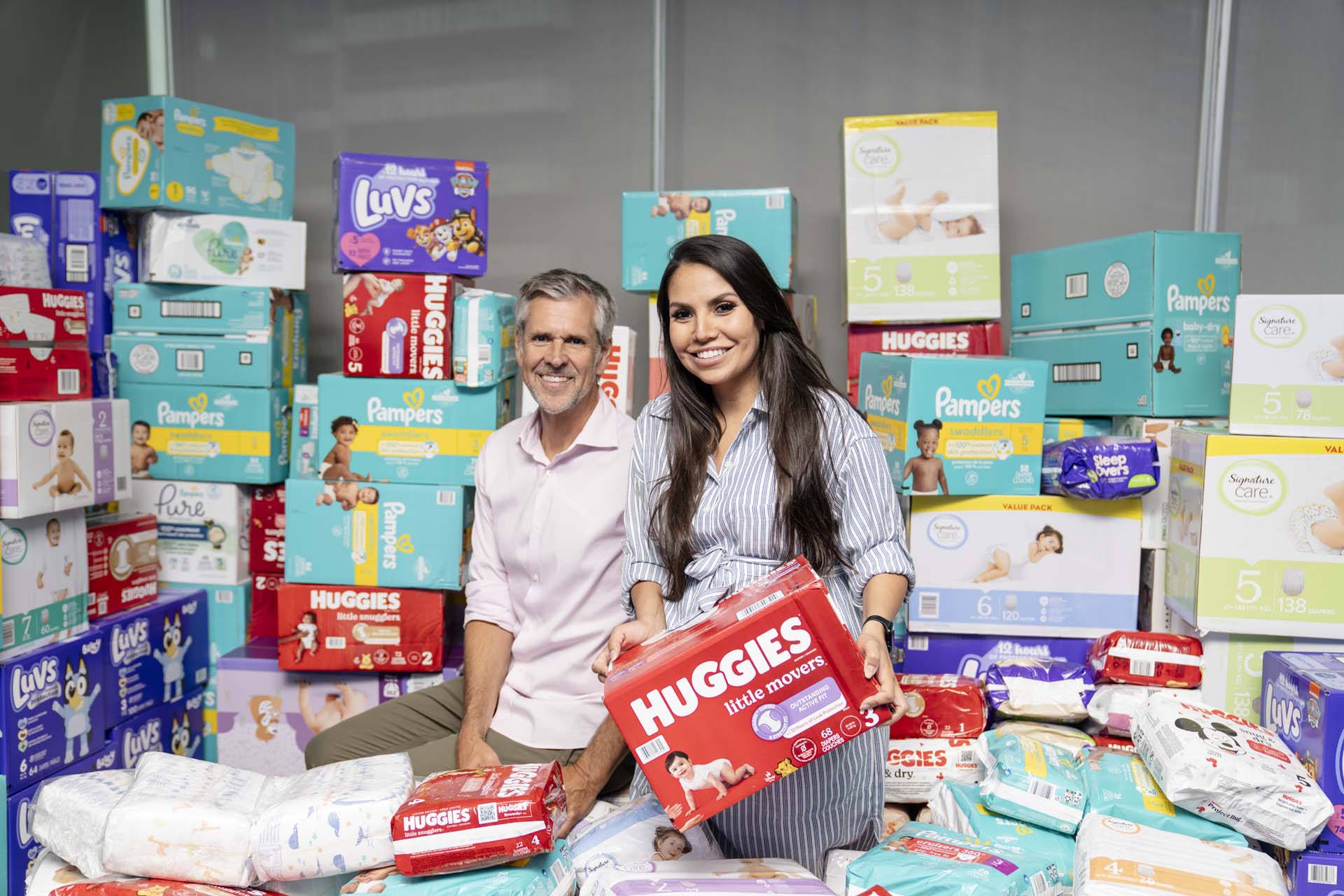 19,413 Diapers Donated for Hawkeye and Michelle’s Diaper Drive