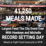 41,250 meals made for Hawkeye and Michelle’s Feed the City Event