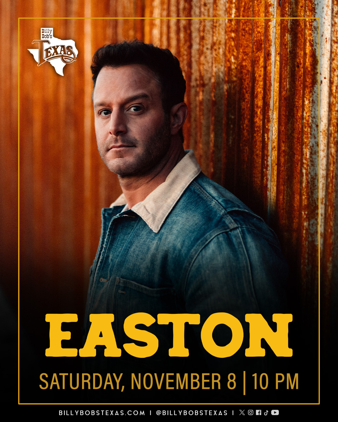 Easton Corbin | Billy Bob’s Texas | 11.8.25