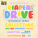 New Country 96.3’s Diaper Drive