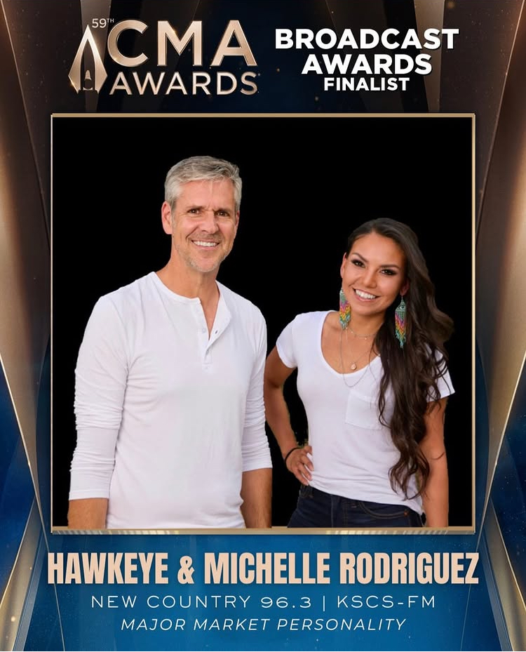 Hawkeye and Michelle Nominated for 2025 Marconi Award and CMA Award