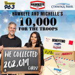 202,019 Cards Collected for Troops! Hawkeye and Michelle’s 10,000 for the Troops – 2025