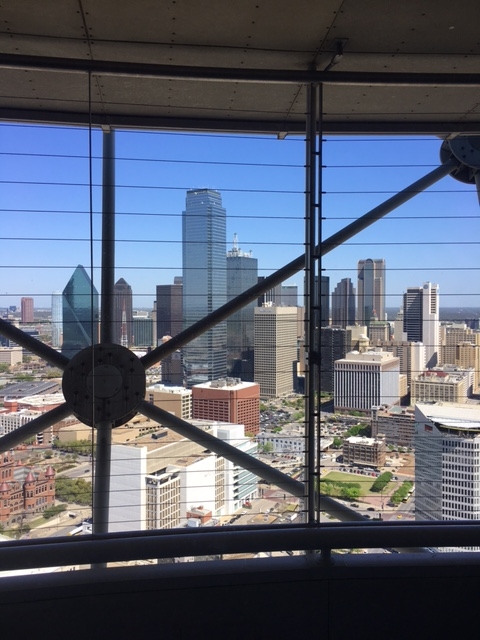 A firework watch party is set high in the Dallas sky