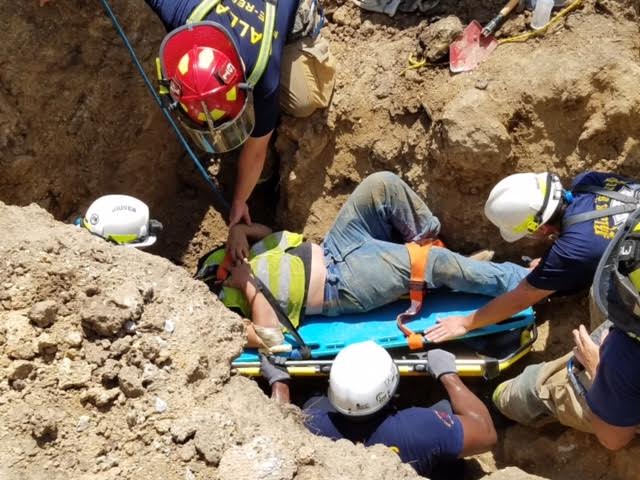 Construction Worker Rescued from Trench at Dallas Country Club
