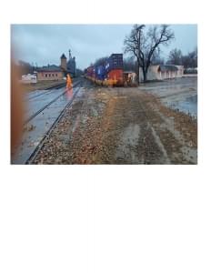 Train Derails Near Downtown Weatherford