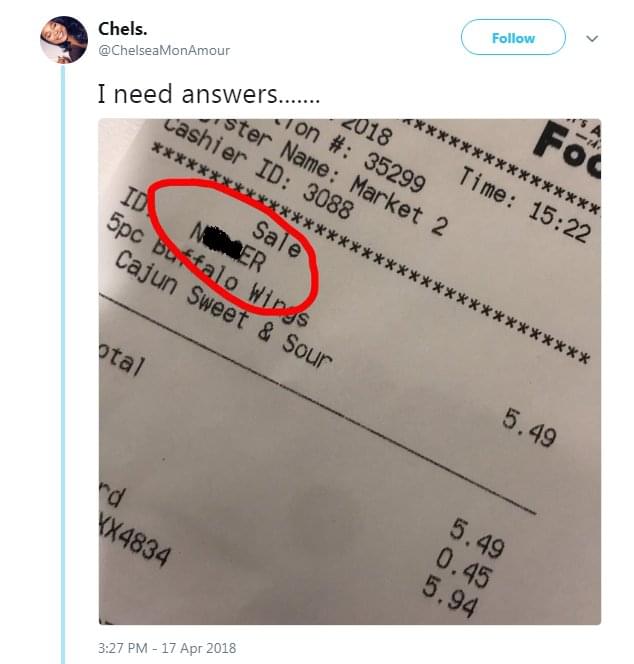 UNT Restaurant Employee Fired After Student Finds Racial Slur Receipt