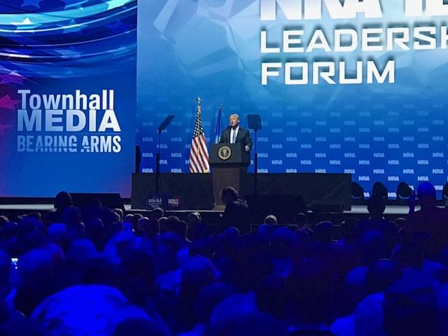NRA Members Grateful for President Trump’s Attendance at Annual Convention