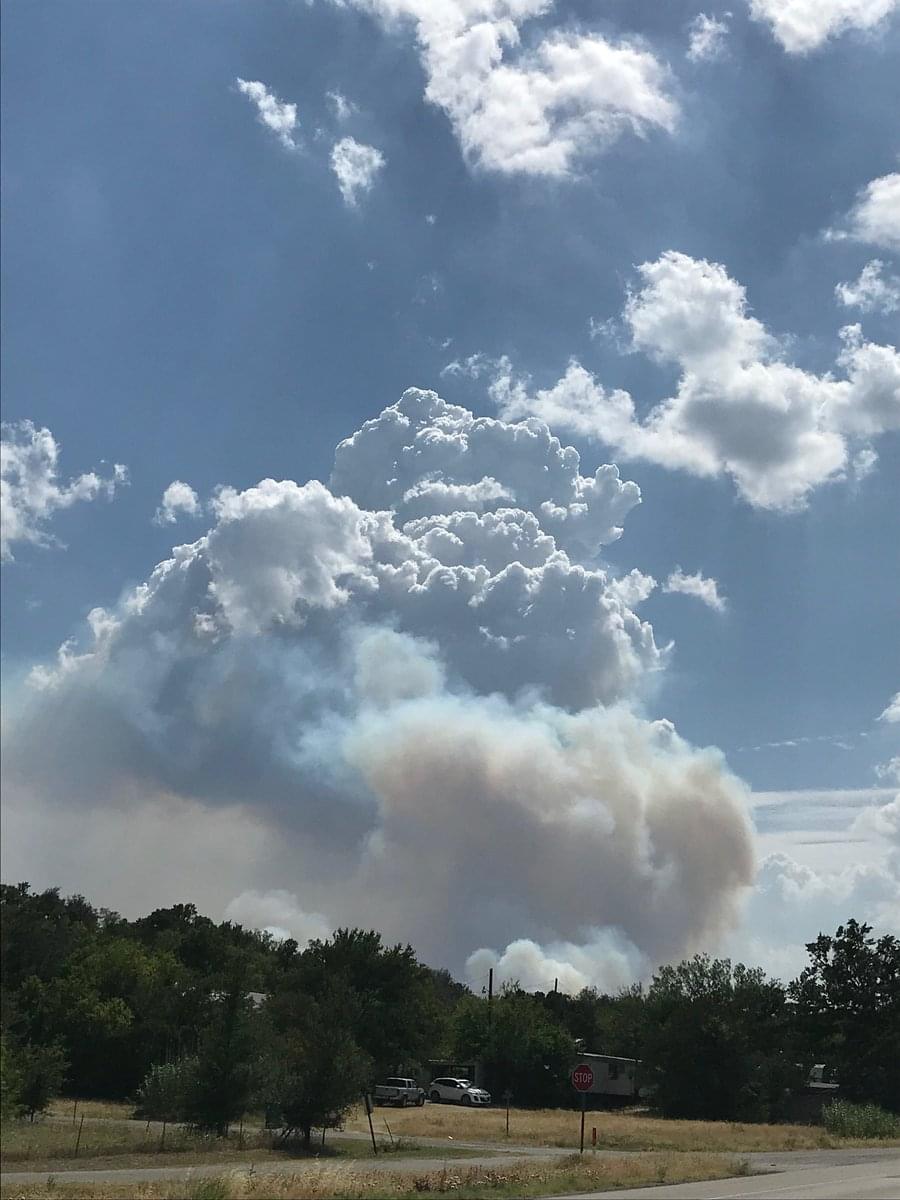 Wildfire Continues to Burn in Palo Pinto County