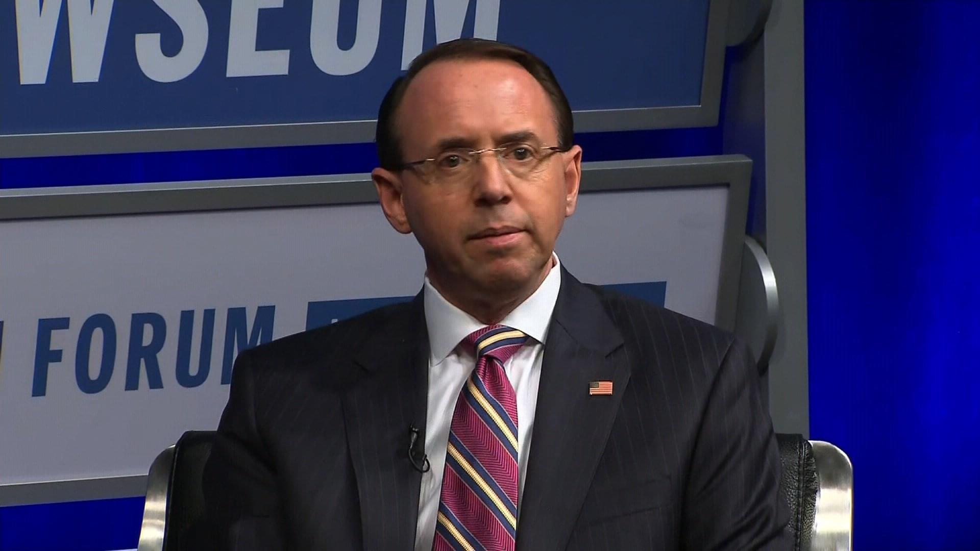 Ryan Opposes GOP Effort to Impeach Rosenstein