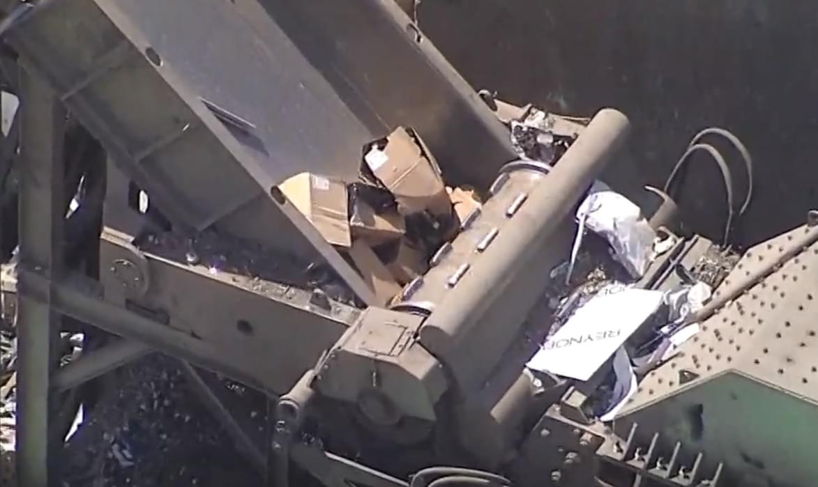 VIDEO: Tens of Thousands of Bump Stocks Shredded in Fort Worth