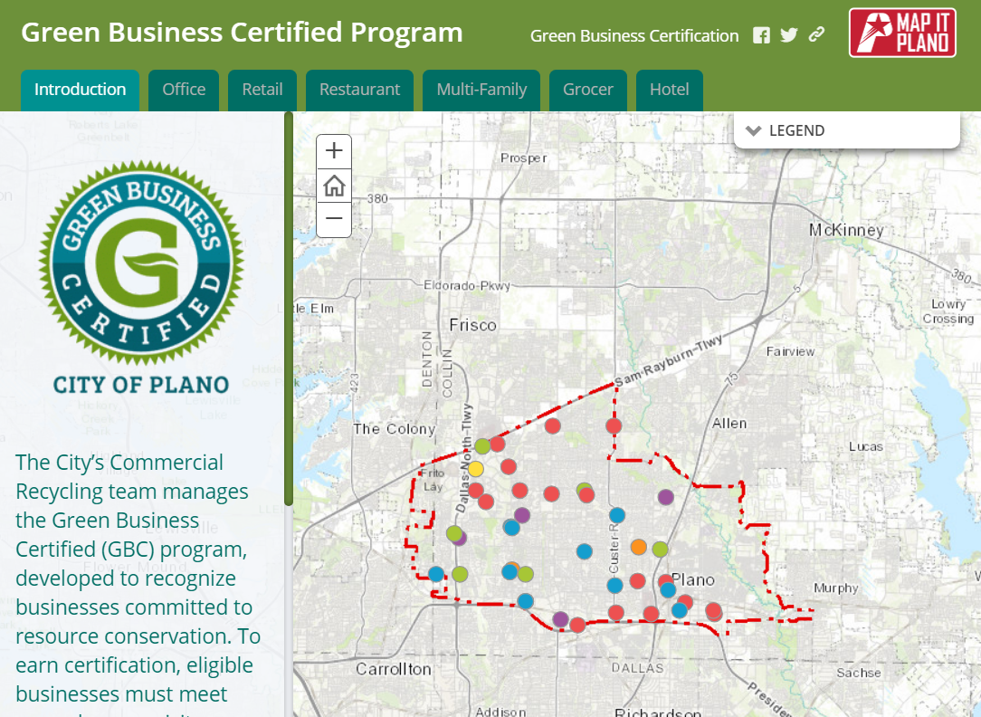 50 Plano Companies Recognized as “Green Businesses”