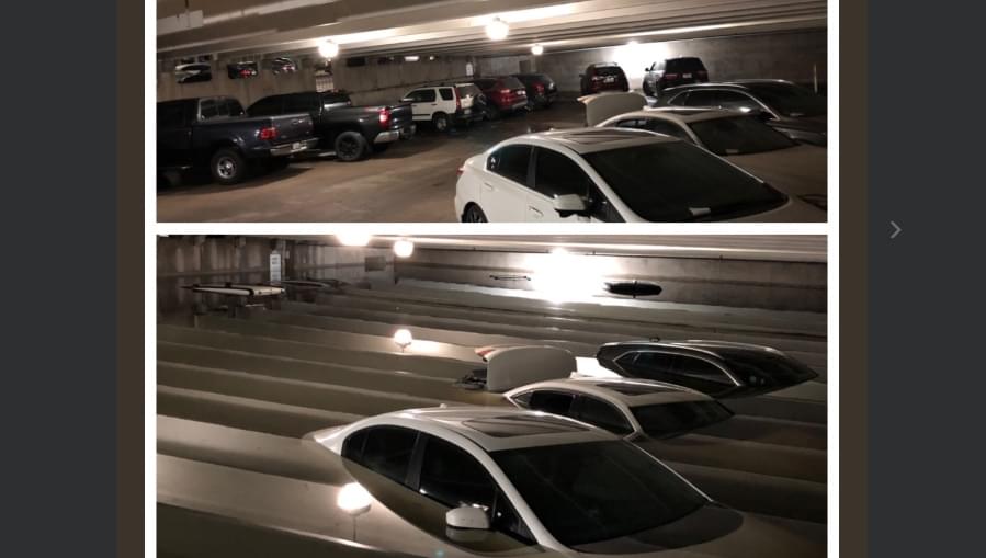 Flooded Parking Lots at Dallas Love Field Have Been Cleared Of Water