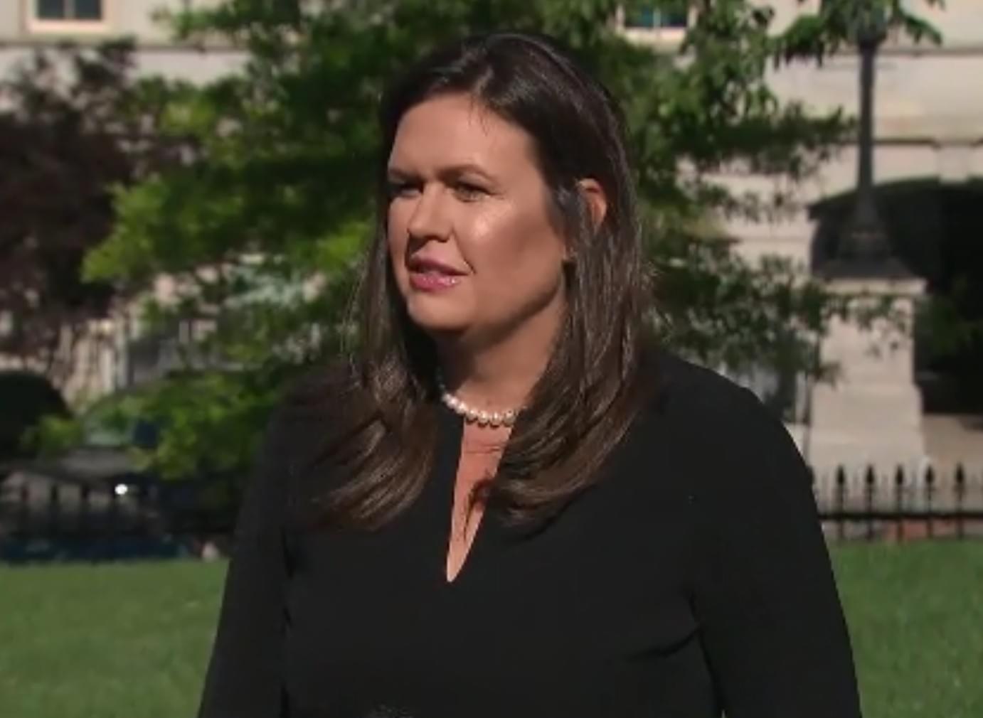 Trump says Press Secretary Sanders to Leave White House