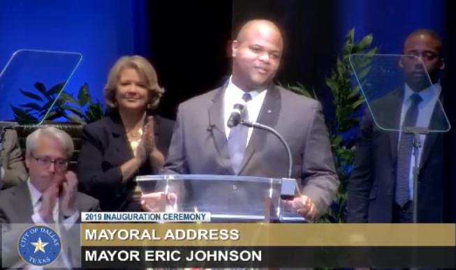 City of Dallas Swears In Mayor Eric Johnson