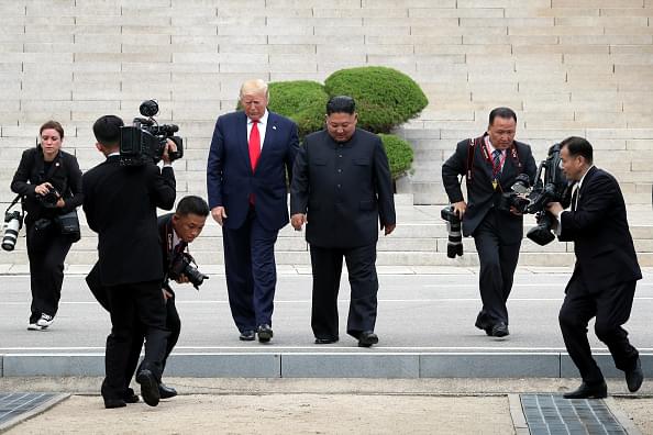 Historic Moment at the Korean Demilitarized Zone