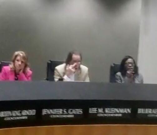 Chris Krok: Dallas City Councilman Gives Citizen the Finger