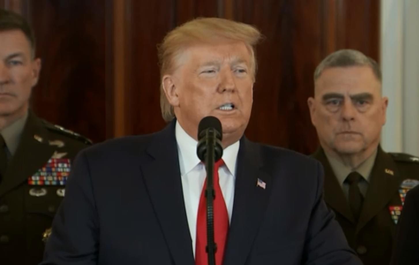 Trump says Iran Appears to be ‘Standing Down’ After Strike