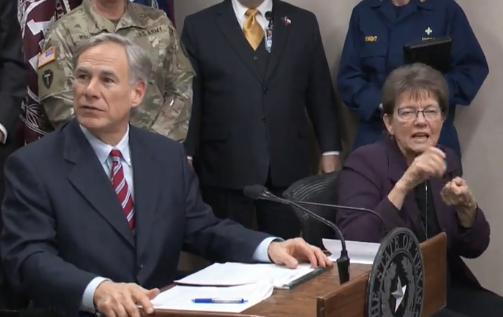 Governor Greg Abbott Briefed on Coronavirus, Precautions being Taken