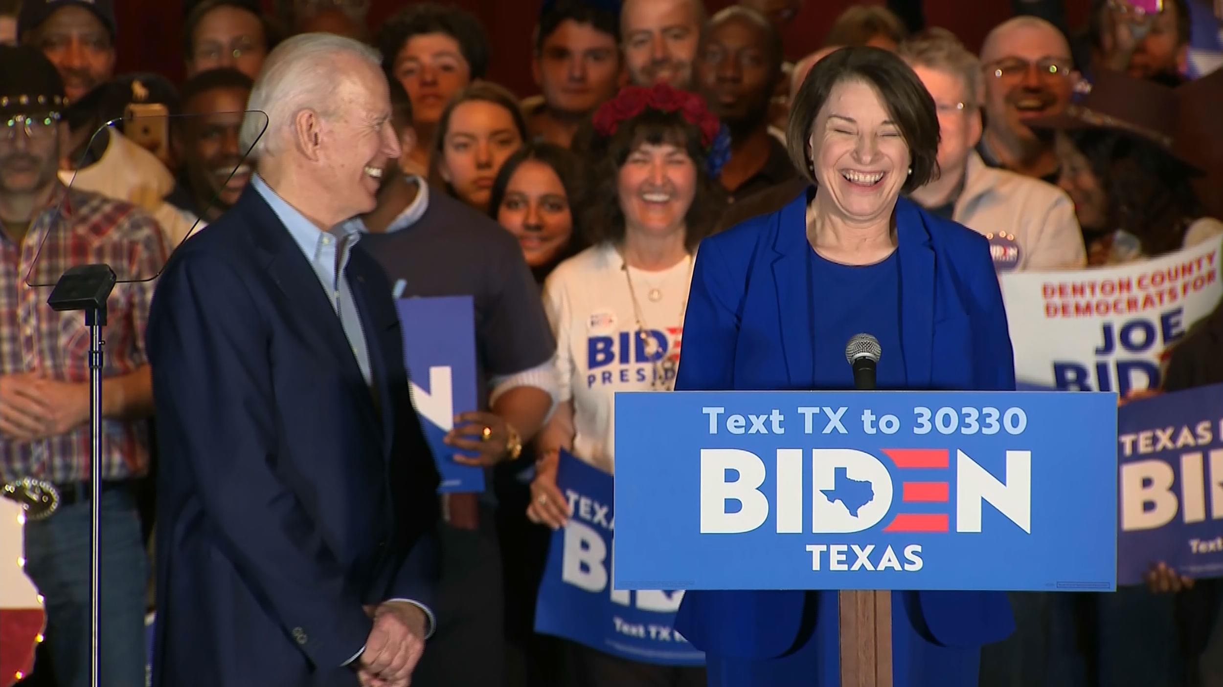 WBAP Morning News: Joe Biden, Amy Klobuchar Make Stop in Dallas
