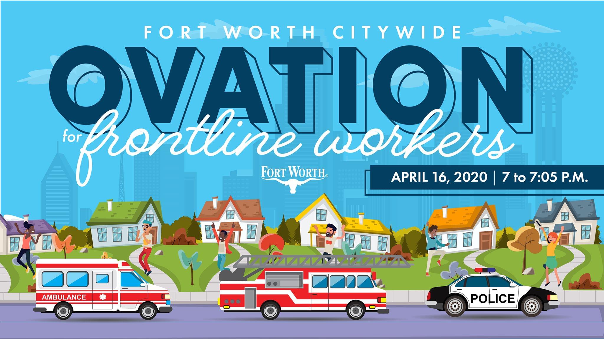 WBAP Morning News: North Texas Cities Urging Residents to Cheer for Essential Workers