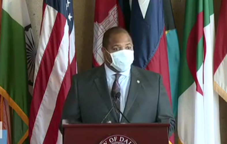 Dallas Mayor Discusses Plan to Reopen City
