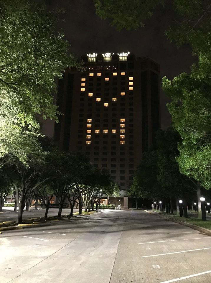 Hilton Anatole Hotel in Dallas Shows Appreciation to Healthcare Workers