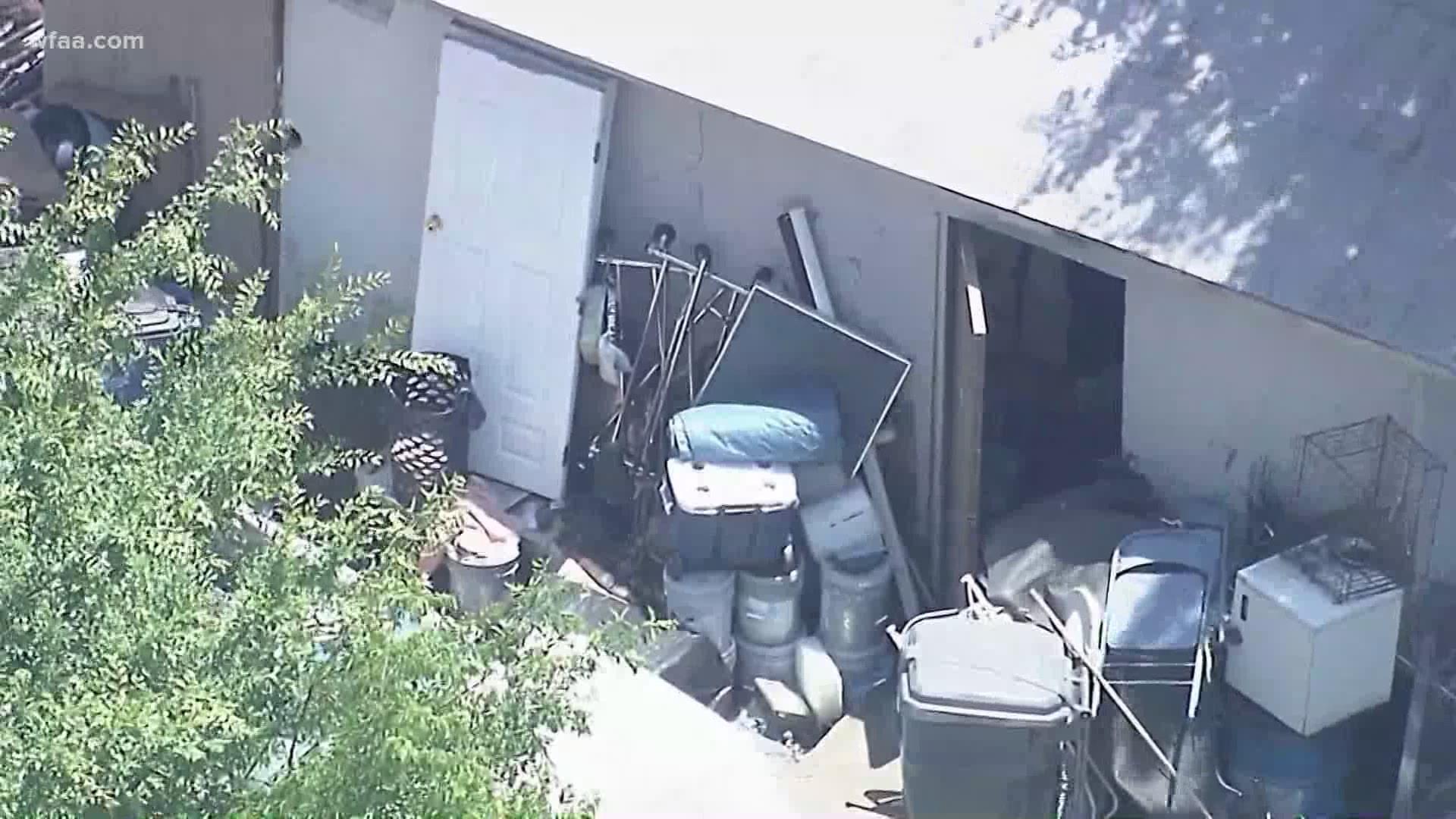 2 arrested after Texas police find 6-year-old locked in shed