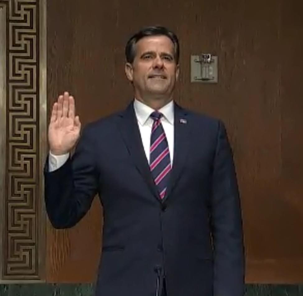 Senate Confirms Ratcliffe as National Intelligence Chief
