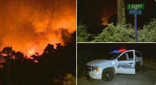 NTX: 2 Lawmen Shot; a House in Flames; at Least One Dead After Domestic Disturbance Call