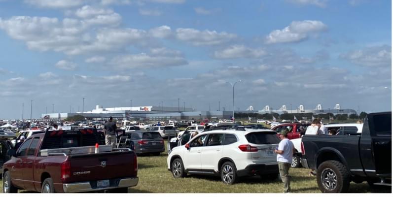 First Ever Drive Thru Air Show Attracts Large Crowds