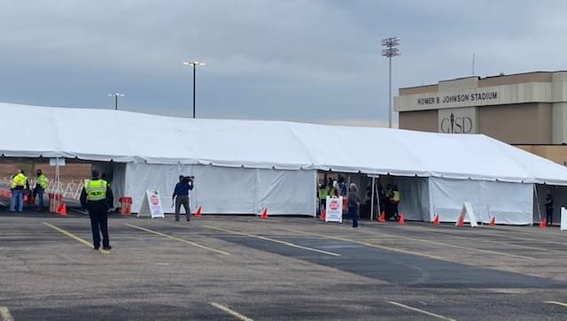 Drive-Thru COVID-19 Vaccination Site Rolled Out in Garland