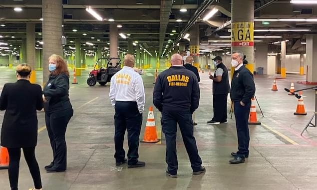Dallas Opens Drive-up COVID-19 Vaccination Site