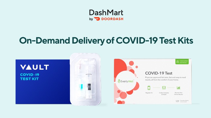 DoorDash Will Deliver COVID-19 Testing Kits