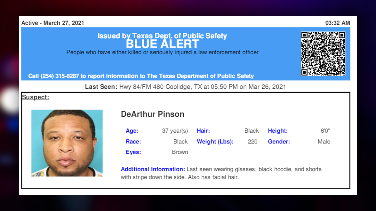Texas Sized Manhunt Underway; DPS Trooper in Critical Condition
