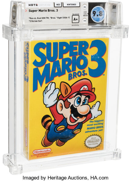 Unopened 1986 Video Game Brings Huge Price