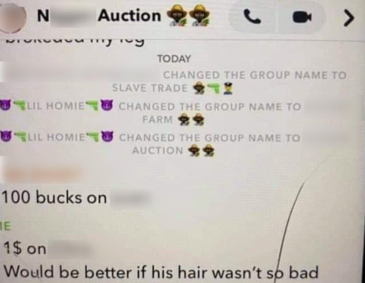 Texas Students Disciplined Over ‘Slave Trade’ on Snapchat