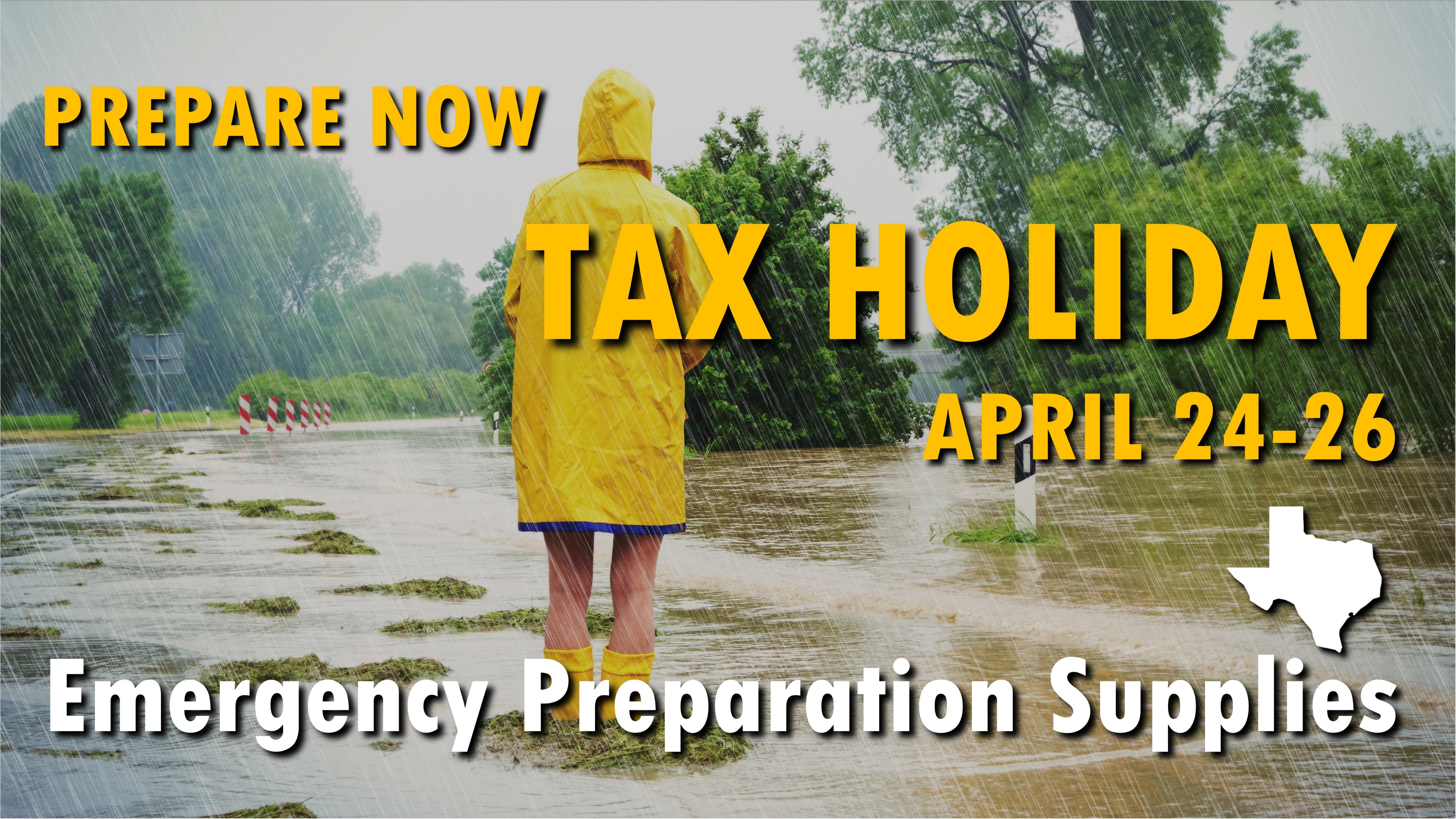 Texans Encouraged to Stock up on Emergency Supplies During Tax Free Holiday