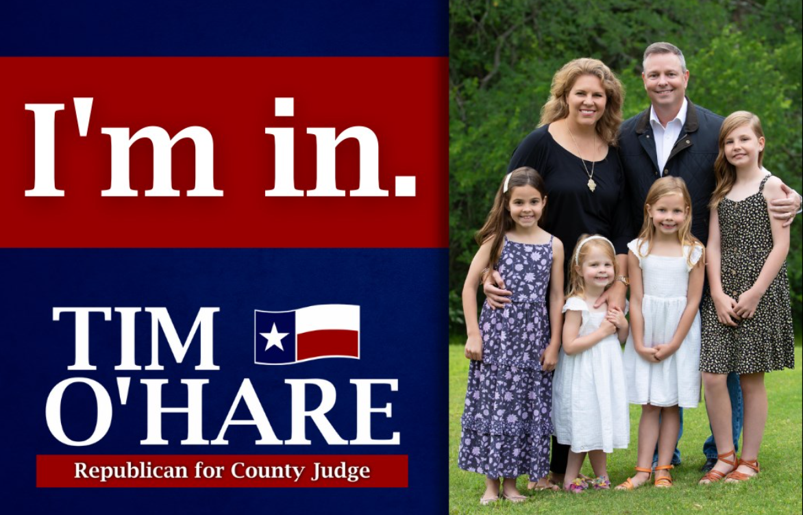 Tim O’Hare, Former Tarrant County GOP Chair Running to be Next Tarrant County Judge
