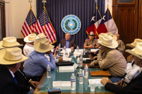 Governor Greg Abbott Holds Border Security Briefing in Austin