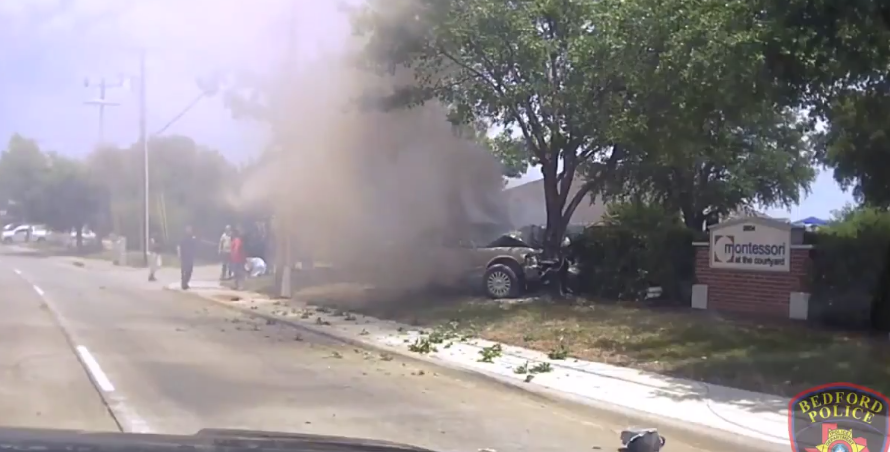 North Texas Police, Good Samaritans Rescue Woman From Burning Car