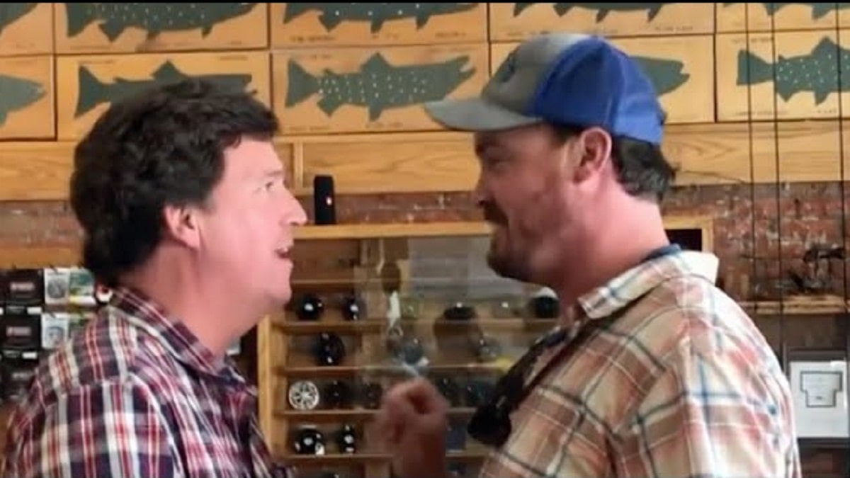 Man Confronts Tucker Carlson in Montana: ‘You’re the worst human being’