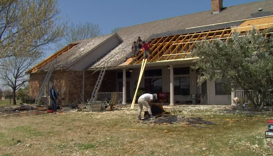 NWS Confirms EF-1 Tornado hit Southeast Rockwall County Wednesday