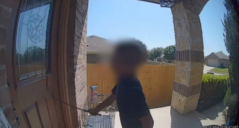 9-Year Old Shows Up at Forney Home With a Whip [VIDEO]