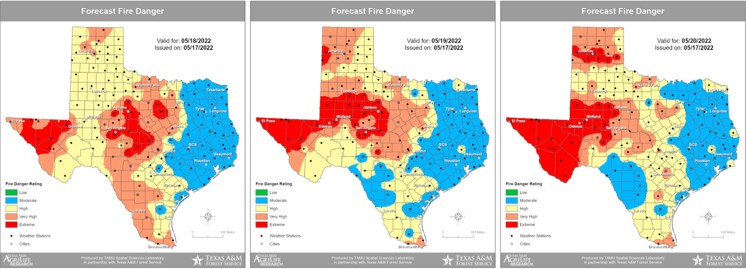 Wildfire Dangers High Across North Texas Today