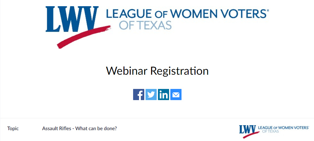 Texas Advocacy Groups Hosting Webinar on Assault Rifles
